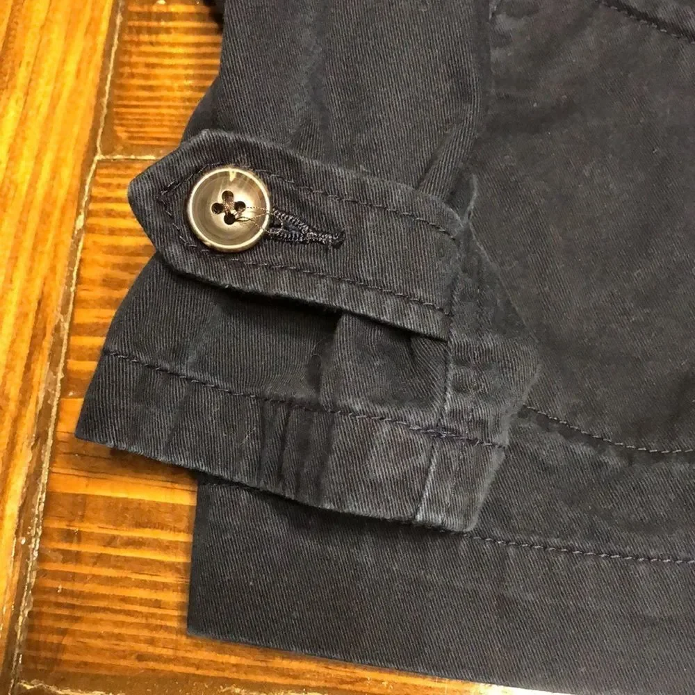 Polo Ralph Lauren Navy Blue Light weight Cotton Zippered Jacket Size 5